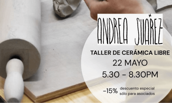 Taller de cerámica libre con Andrea Suárez